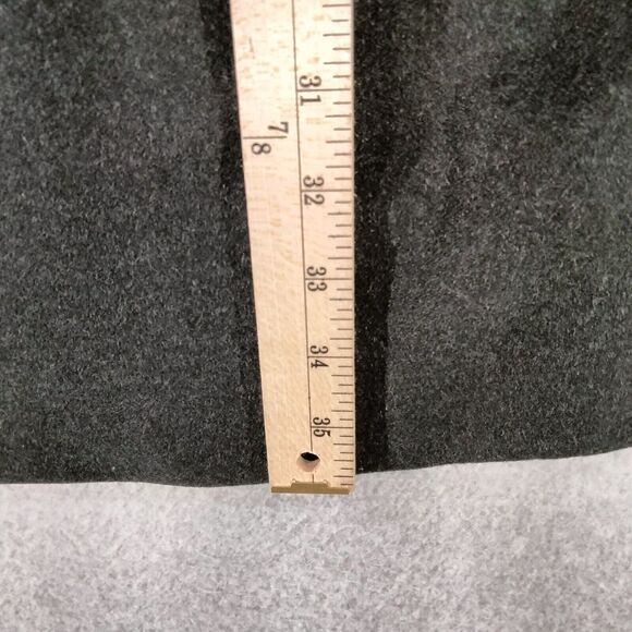 Pronto Uomo Pea Coat Mens Size 44R 100% Wool Black Lined Button Down Pro Work - Picture 4 of 11